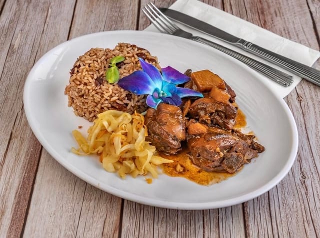 Stew Chicken.