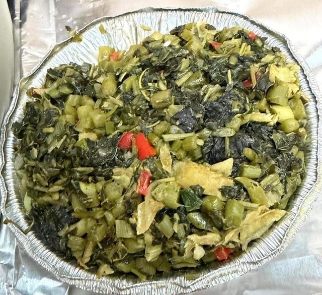 Calaloo & Saltfish.
