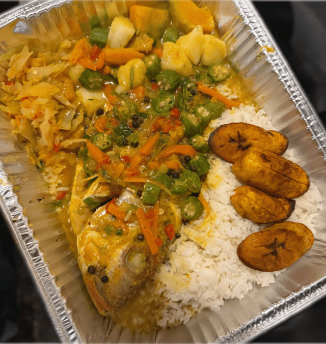 Steamed Fish.