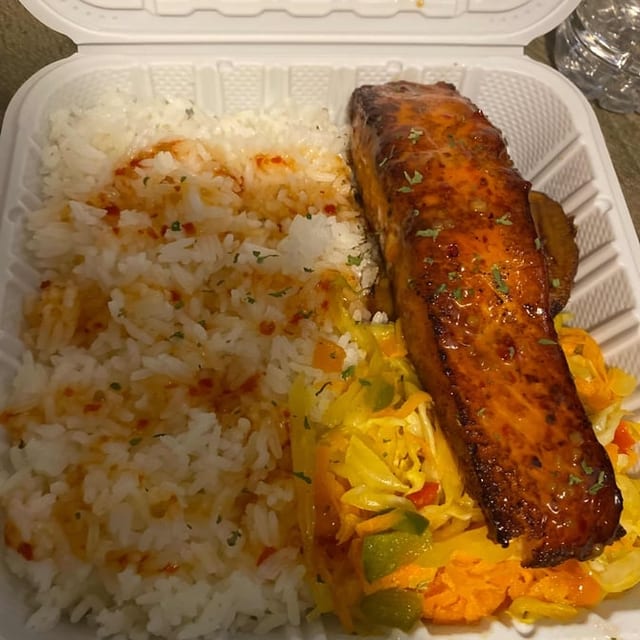 Sweet Chili Salmon.